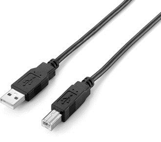 Equip 128860, 1,8 M, Usb A, Usb B, Usb 2.0, Hanstik/Hanstik, Sort