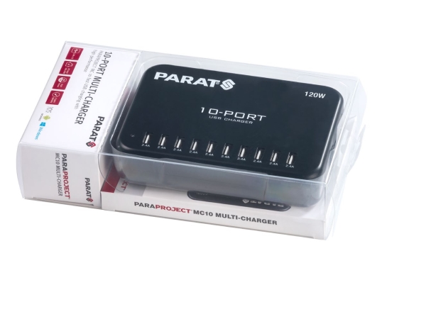 Parat Paraproject Mc10, Indendørs, Vekselstrøm, 5 V, 1 M, Sort