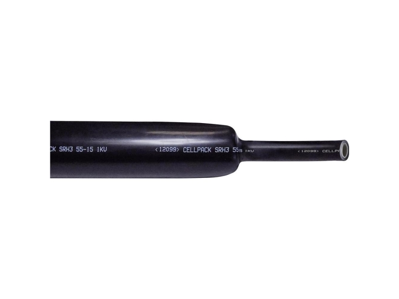 CellPack 127421 Krympeslange med lim Sort 34 mm 7 mm Krympningshastighed:3:1 1 stk 1 stk