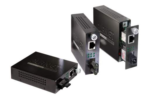 Planet Fst-802 Netzwerkkonverter Für Medien 100 Mbit/S 1310 Nm Multi-Mode Schwarz