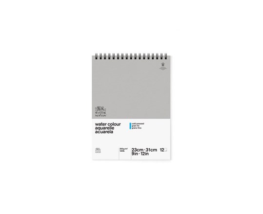 Watercolour Pad Spiral 300G 26X36cm 12Pages
