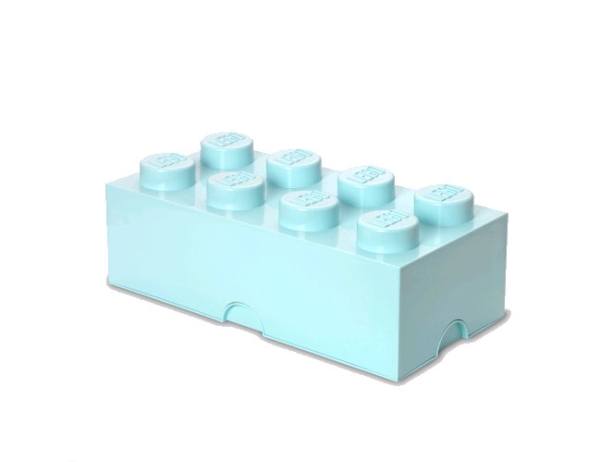 Lego Speicherbaustein 8 - Väri Vaalea Turkoosi