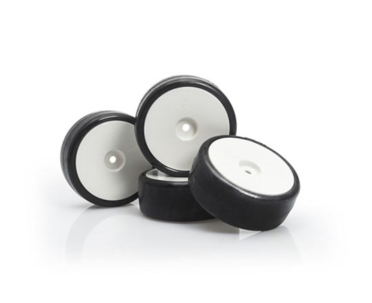 Vtec Cpx-V22 Pre-Glued Tc-Carpet Wheels (4 Pcs.)
