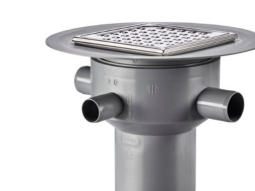 Purus Multiflex Ø110mm Vertikal - Vertikal Mit Flansch Für Schmierung Und Wasserschloss