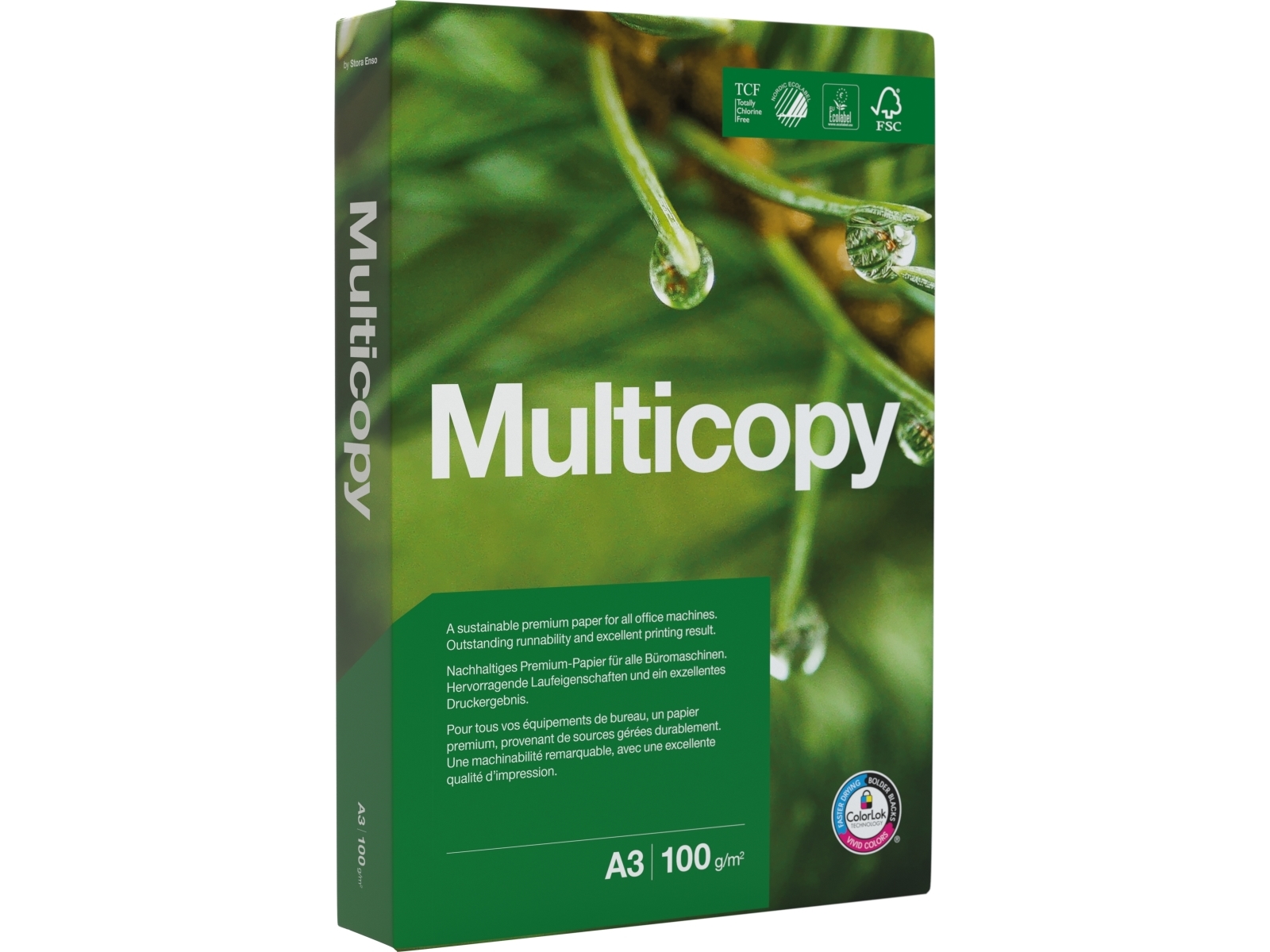 Printerpapir MultiCopy Original A3 hvid - (500 ark)