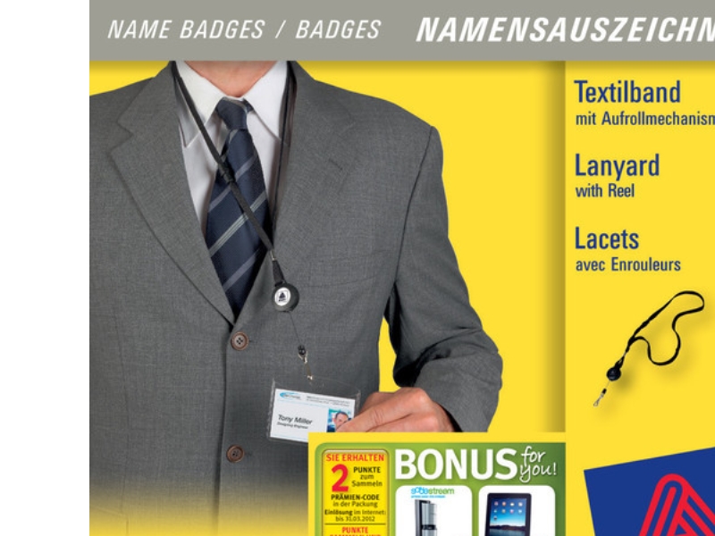 Avery 4830, Svart, 60 cm | Papper & Emballage - Märkning - Namnbrickor | GameStuff