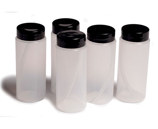 Plastic Bottle W/Flat Cap 80Cc 5Pcs #31