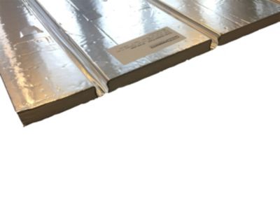 gulvvarmepl t/16 mm - 1175x750x17 +vendespor og alu varmeford.CC 150 6,17 m pr.pl.