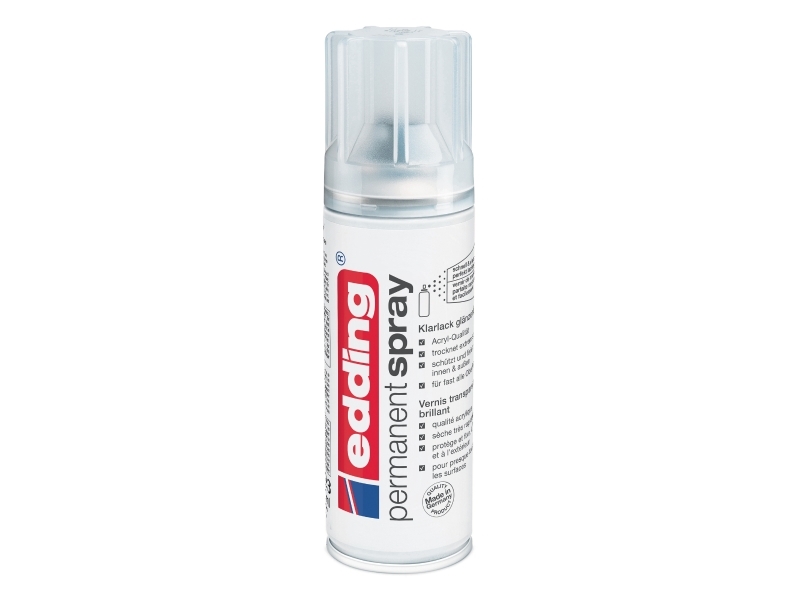 Edding Spray 200 Ml Permanent Klar Højglans Lak