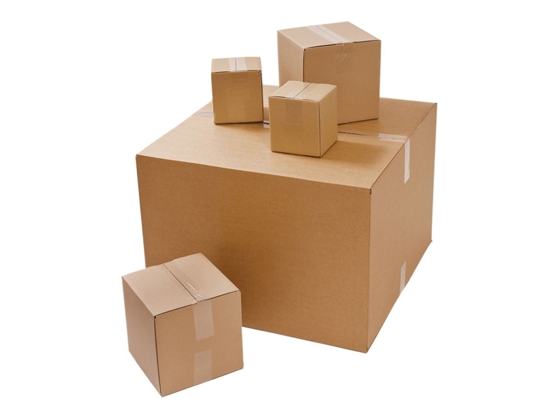 Standardkasse DS Smith, 1-lag, 379 x 284 x 347 mm, bundt a 25 stk.