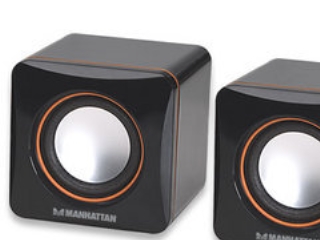Manhattan 2600 Lautsprechersystem, Usb, Kompakt, 2 Lautsprecher, 2.0 Kanäle, Kabelgebunden, 6 W, 90 - 20000 Hz, 4 Ohm, Schwarz