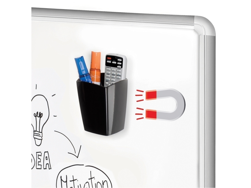 Penneholder til whiteboard Cep Gloss magnetisk sort | Möbler - Tavla & Displays - Tillbehör | GameStuff