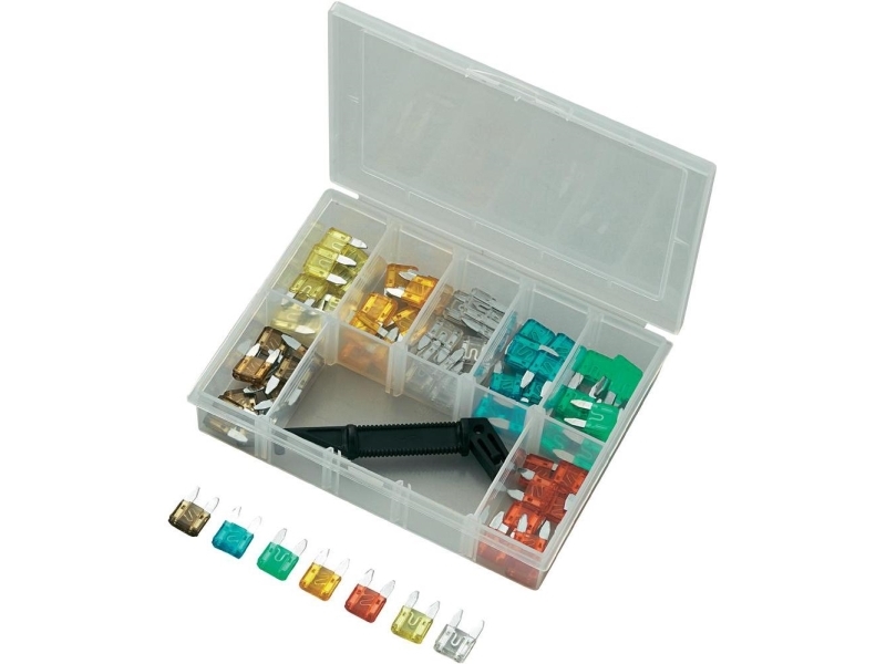 TRU COMPONENTS Y101-70TS Mini fladsikring 5 A, 7.5 A, 10 A, 15 A, 20 A, 25 A, 30 A 71 stk | Bilvård & Biltillbehör - Utvändiga utrustning för bilar - Motortillbehör | GameStuff