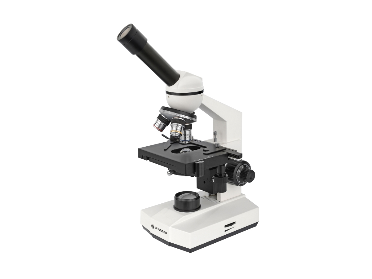 Bresser Optics ERUDIT, Optisk mikroskop, Sort, Hvid, Aluminium, Plast, 400x, 40x, LED