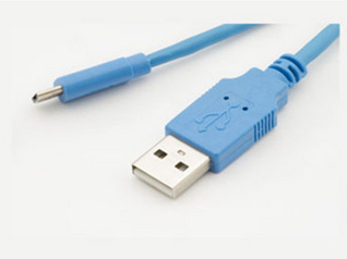 Shiverspeak Usb Lade-/Synchronisationskabel Usb A/Micro B Blau 1.8M