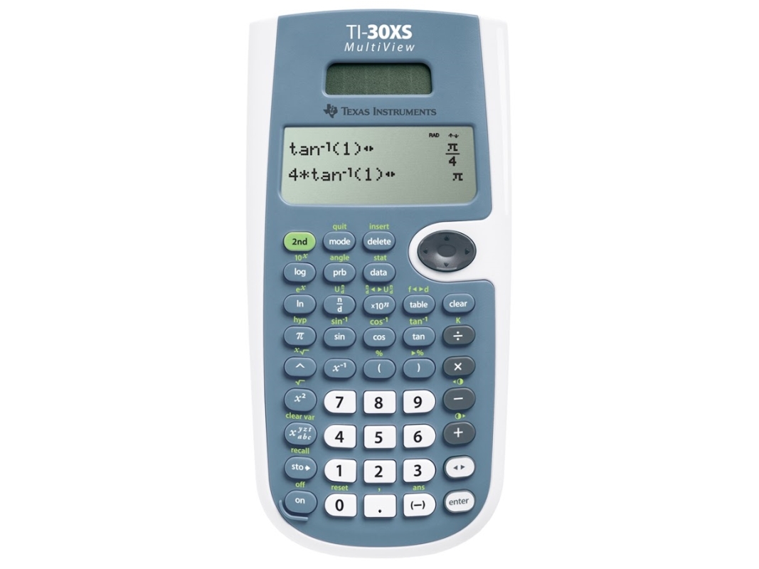 Texas TI-30XS MultiView calculator (UK manual)