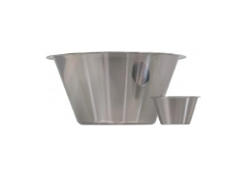 Blandningsskål 0,75 ltr Ø16x7,5 cm Konisk hög modell Rostfritt stål, 10 st/pk | Bordssättning - Par - Bollar | GameStuff