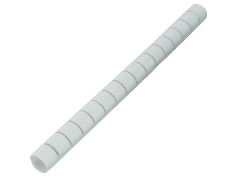 TRU COMPONENTS 1593192 TC-MX-KLT25WE203 Spiralslange 25 mm (max) Hvid 5 m