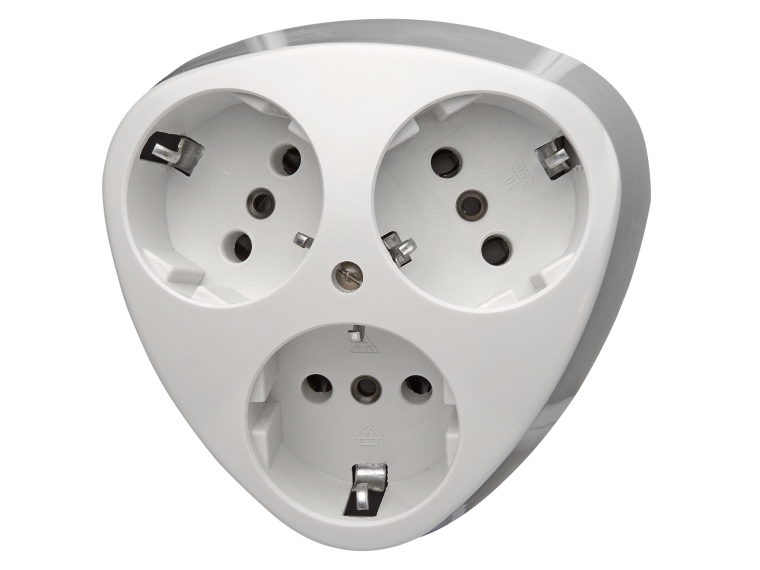 Kopp 100502000, Type F, Cee 7/4, Hvid, Duroplast, Ip20, 250 V