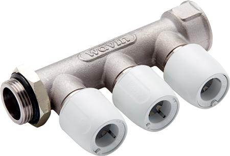 Wavin Pushfit fordelerrør 3/4'', 15 mm, 3 afgr