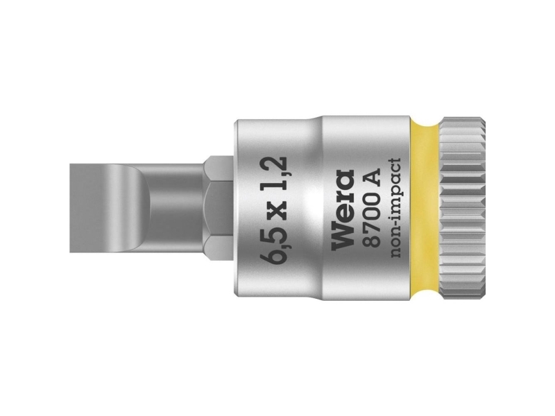 Wera Bitnuss Zyklop Schl 1/4" 1,2X6,5X28 | Schlitzschrauben (05003322001)