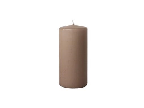 Blockkerzen Ø60x180 Mm Brenndauer 60 Stunden Dark Sand,12 Stück/Packung