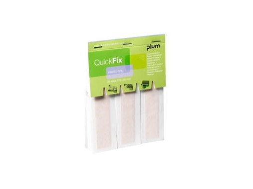 Pflaster Lang Elastisch Weiß, 8 Pk X 180 Pcs/Krt