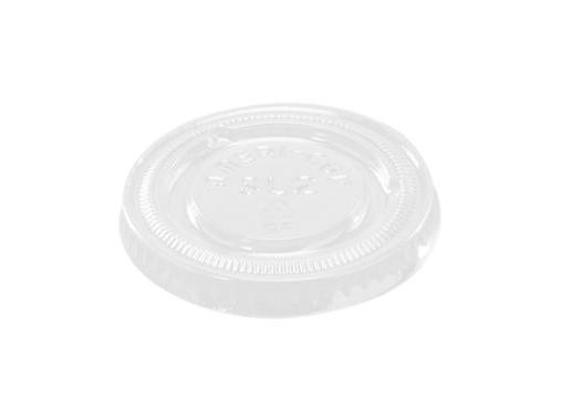 Plastlåg Ø62 Mm Apet Klar Til Dressingbæger 60 Ml,100 Stk/Ps - (100 Stk.)