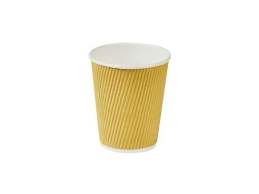 Kaffemugg Kartong 10 cl Ø62x60 mm Espressomugg Ripple wall Natur,20 ps x 25 st/krt | Catering - Engångsservis - Bägare & Koppar | GameStuff