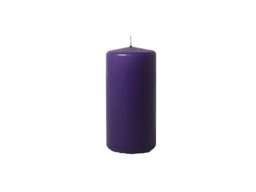Stumpenkerze Ø60x180 Mm Brenndauer 60 Stunden Dunkelviolett, Stk
