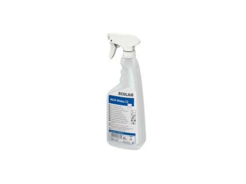 Ecolab Maxx Windus C2 - Rengøring - Væske - Sprayflaske - 750 Ml - Professionel - Ufarvet (Pakke Med 12)