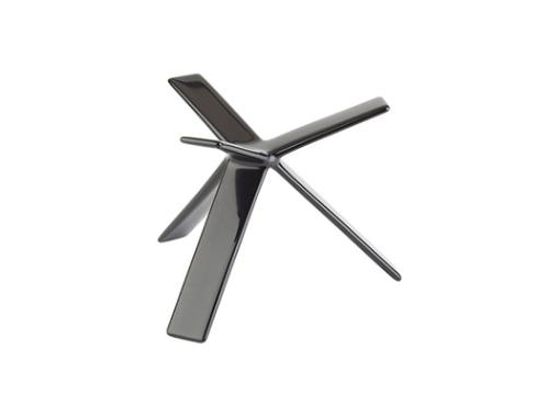 Buffetständer Star 12 Cm Gummiüberzogenes Metall Schwarz,1 Stück