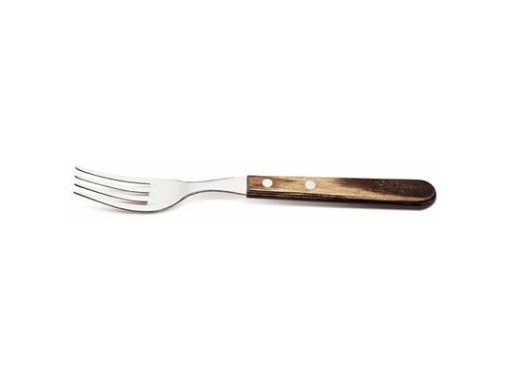 Grillgaffel Jumbo XXL Tramontina 21.6 cm Rustfri stål/Mørk træ,12 stk/pk