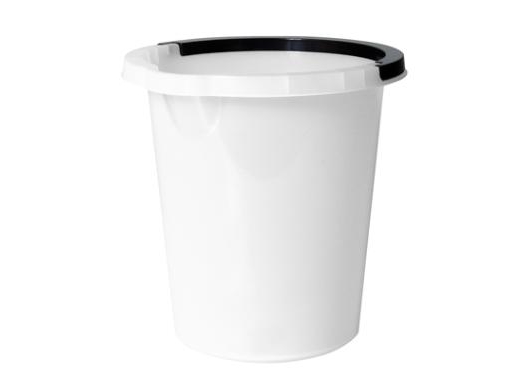 Eimer 5 Ltr. Rund Mit Henkel Weiß, 5 Stück/Krt