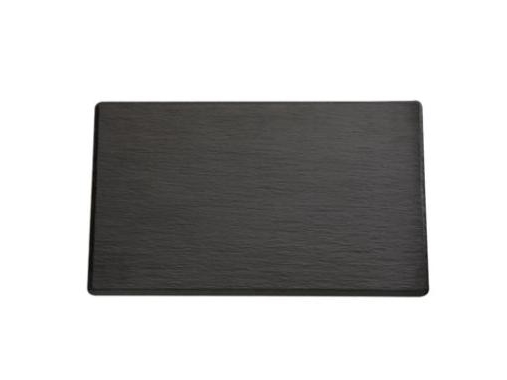 Serviertablett 1/1 Gn 53X32,5 Cm Melamin Schieferoptik Schwarz,1 Stück