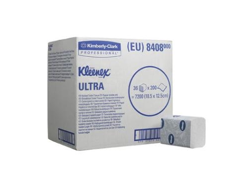 Toilettenpapier Kleenex Großpackung 2-Lagig 18,6X11,0 Cm,36 Stck. X 200 Stck./Krt