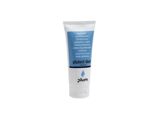Hautcreme Plutect Dual Ohne Parfüm Zur Anwendung Vor/Bei Nass-/Trockenarbeiten 100 Ml, 18 Stück X 100 Ml/Packung