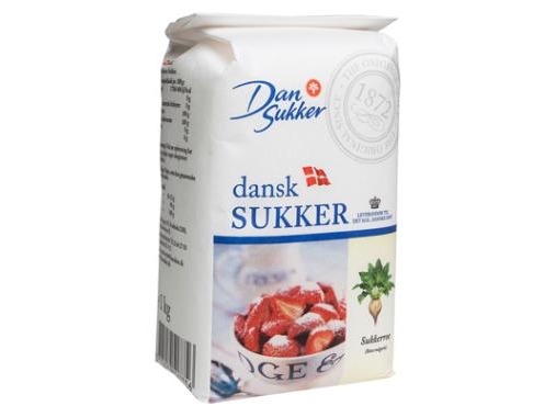 Sukker Stødt Melis 1 kg - (10 poser x 1 kg) | Catering - Drycker - Socker och sötningsmedel | GameStuff