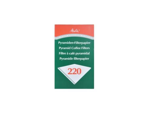 Pyramidenfilter Nr. 220 Weiß, 2 Pk X 100 Pk/Krt