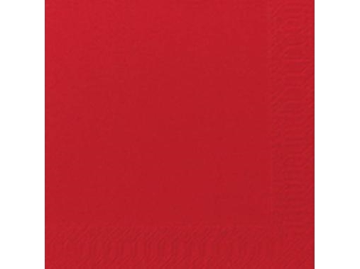 Serviette Duni 24X24 Cm 3-Lag Rød,250 Stk/Pk