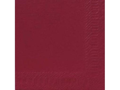 Serviette Duni 40X40 Cm 3-Lagig Bordeaux 125 Stück,125 Stück/Stk