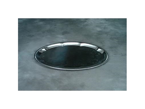Serveringsfad 34X46 Cm Oval Sølvblik,1 Stk