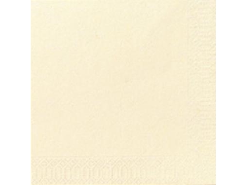 Serviet Duni 24X24 Cm 3-Lag Buttermilk,250 Stk/Pk