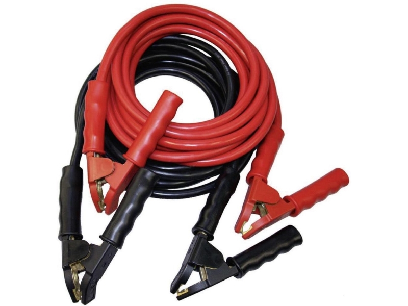 SET® SK550-WZ Startkabler 50 mm² Kobber 5.00 m med vinklede messing-tænger, uden beskyttelseskreds