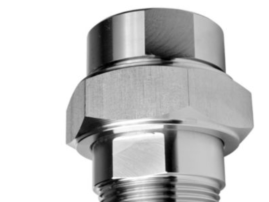 Tipunion 1/2 - Mf/Np. Maskinbear. m/konisk tæt. L=62. NW=36. Kval. AISI 3