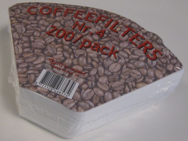 Kaffefilter Filterposer Nr. 1X4 (200 Stk.)