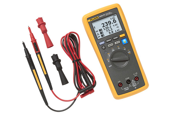 Fluke 3000 FC, LCD, batteri, AA, alkaliskt, 93 mm, 47,5 mm | EL Artiklar - Verktyg för EL - Test- och kontrollutrustning | GameStuff