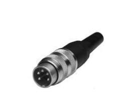 Amphenol T 3360 001, 5 A, 300 V, 5P, Lige, Hanstik, Sølv