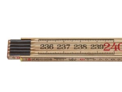 Trommelstock 2,4M 12 Geführtes Holz - 59-2.4-12, Hultafors 100304 Mit Mm-Teilung