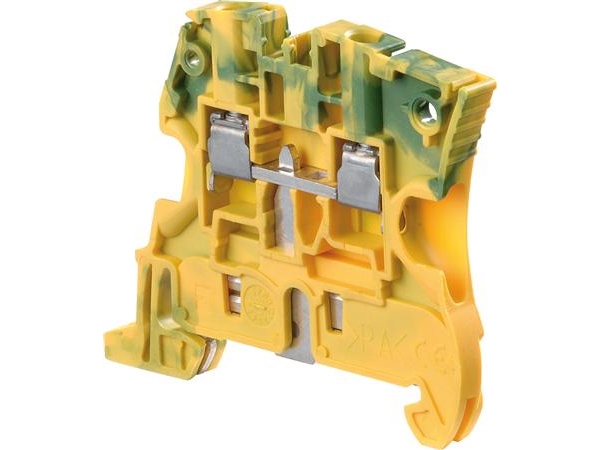 Te Connectivity Durchgangsklemme Pe 4 Mm² Gelb/Grün - Breite 5,2 Mm